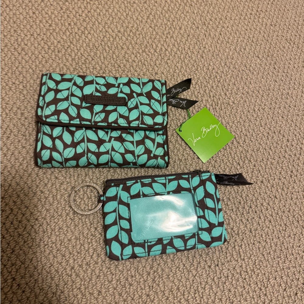 Vera Bradley wallet, and pouch set